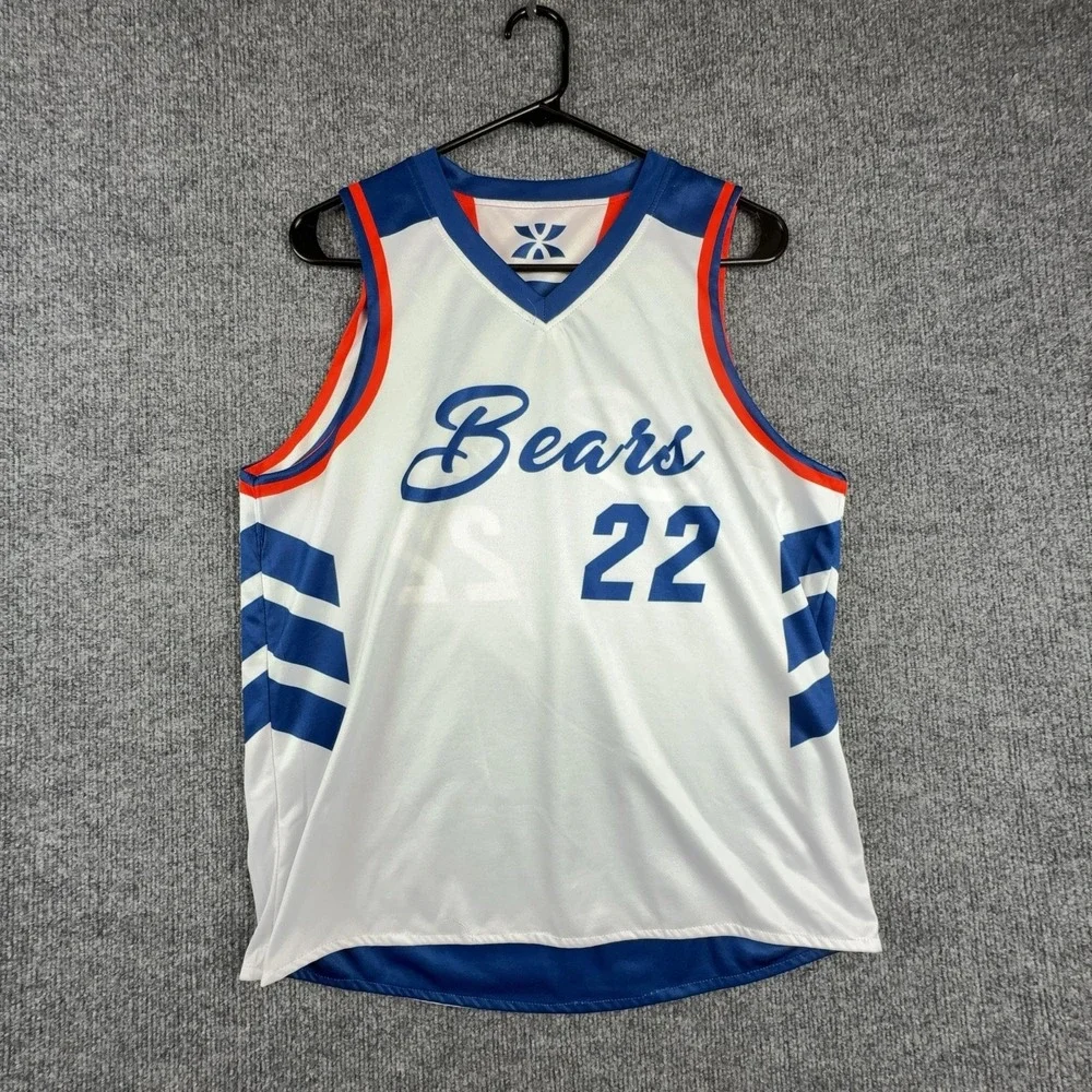 Champion Tank Top Mens Medium Multicolor Bears 22 Reversible Basketball Jersey
